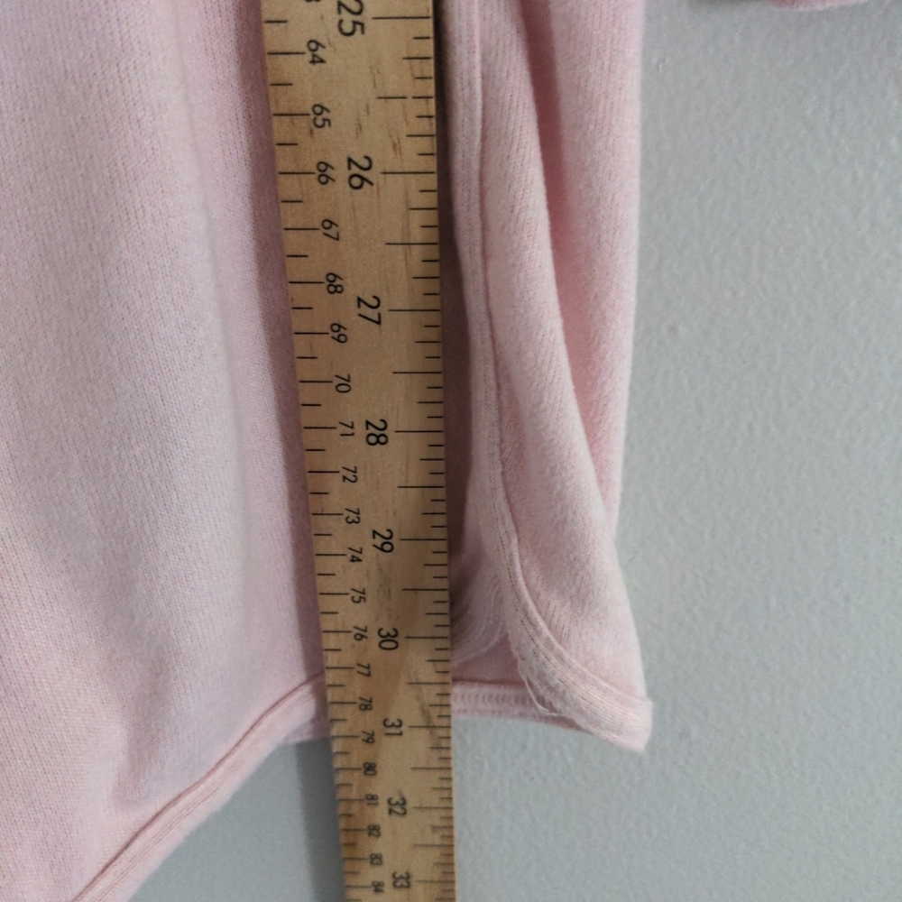 La Vie En Rose Pajama Romper Pink SZ Medium Long Sleeve Jumper Soft Shorts Logo - Picture 10 of 11